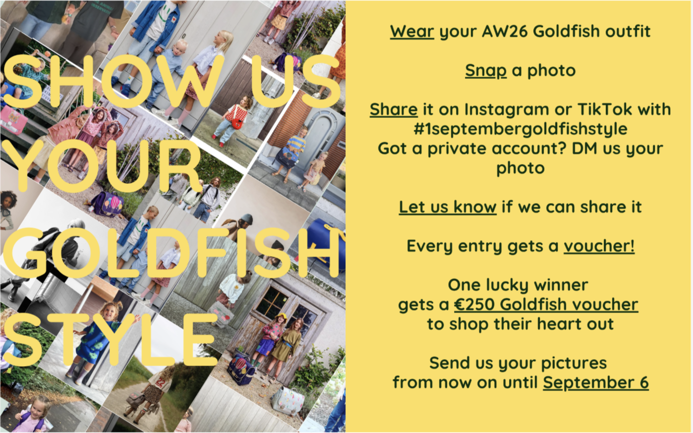 Goldfish back to school #1SeptemberGoldfishStyle 2026